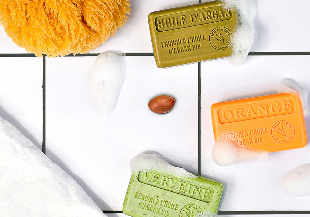 Savons parfumés à l'huile d'argan mobile